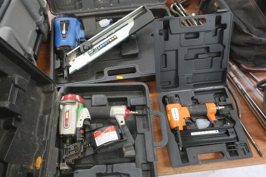 3 stk. trykluft sømpistoler