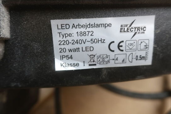 4 stk. led arbejdslamper