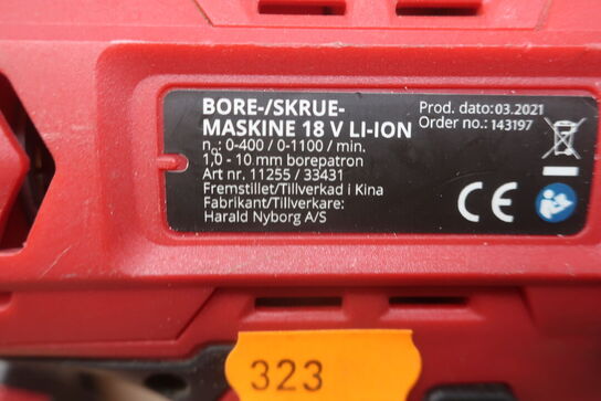 2 stk. skruemaskiner, stiftepistol MITSUTOMO