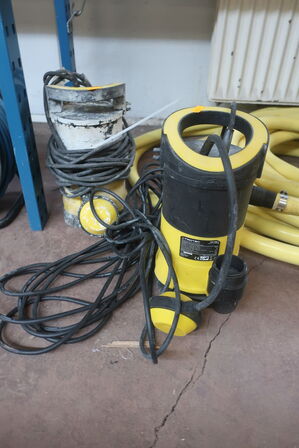 2 stk. dykpumper TROTEC TWP 4005 E med div. slanger