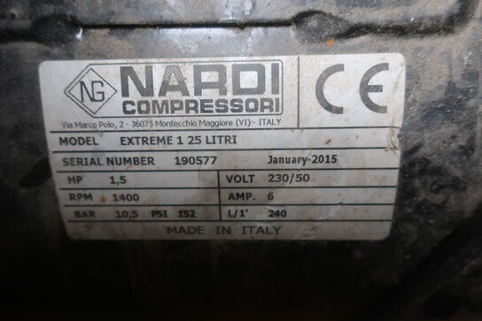 Kompressor TJEP 25/240-2 med slange 