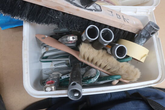 Fugepistoler, spartler,koste m.m.