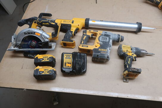 4 stk. elværktøj DEWALT