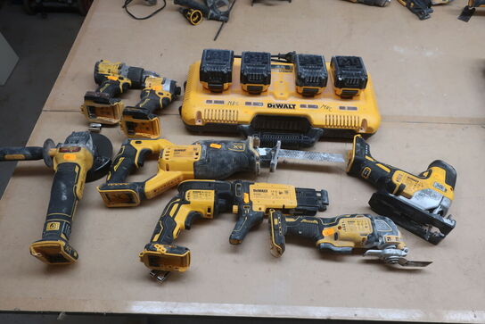 7 stk. elværktøj DEWALT