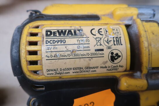 5 stk. elværktøj DEWALT