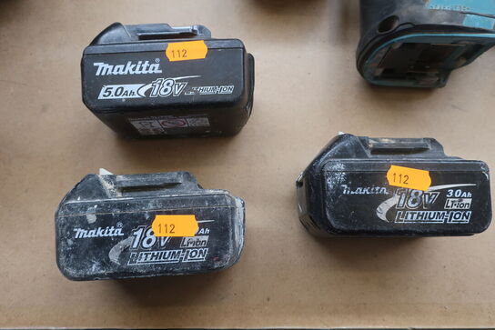 6 stk. elværktøj MAKITA