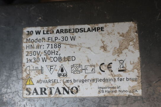 4 stk. led arbejdslamper