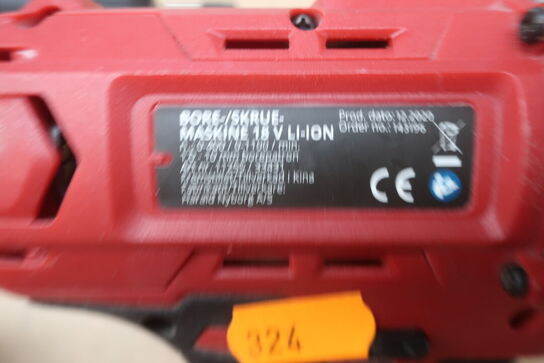 2 stk. skruemaskiner, Borehammer MITSUTOMO