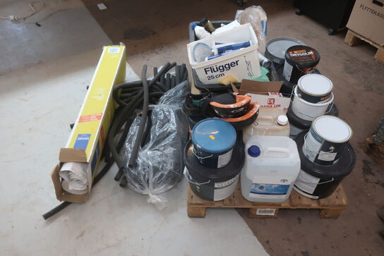 Maling, fuge, bagstop m.m.