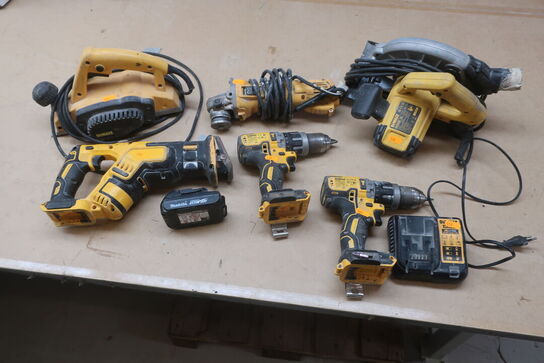 6 stk. elværktøj DEWALT 