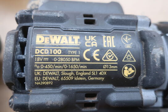 4 stk. elværktøj DEWALT