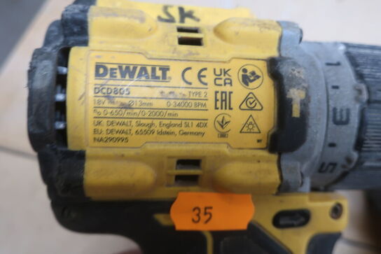 7 stk. elværktøj DEWALT