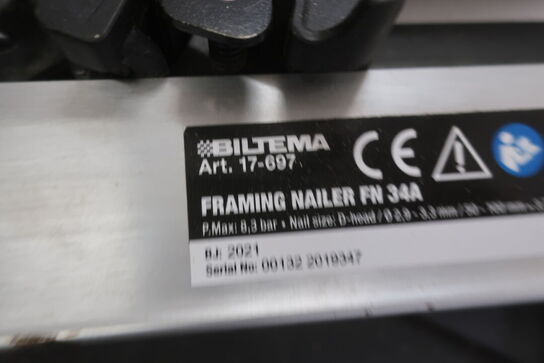 3 stk. trykluft sømpistoler