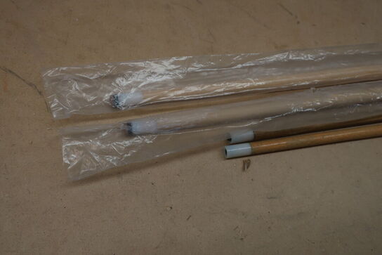 4 stk.billardkøer, med tilbehør 