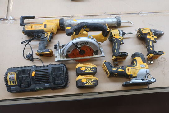 5 stk. elværktøj DEWALT