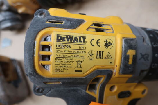 6 stk. elværktøj DEWALT 