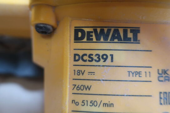 Rundsav DEWALT DCS 391