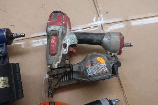 4 stk. sømpistoler til trykluft 