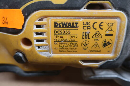 7 stk. elværktøj DEWALT