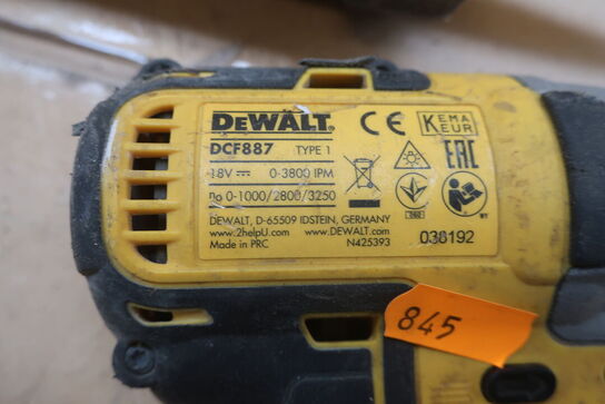 Div. defekte elværktøj DEWALT