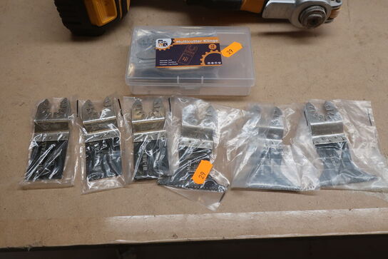 Multiværktøj DEWALT DCS355 med klinger