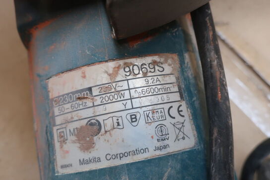 Vinkelsliber og bajonetsav MAKITA 