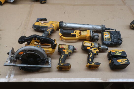 5 stk. elværktøj DEWALT