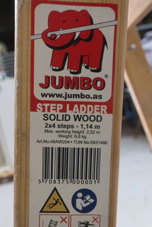 3 stk. stiger JUMBO
