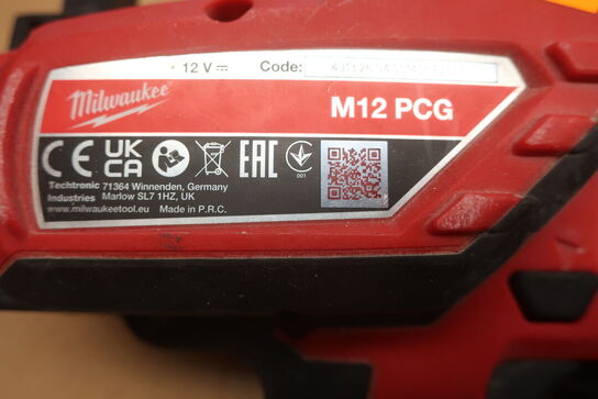 Fugepistol og skruemaskine MILWAUKEE M12 PCG, M12 BPD