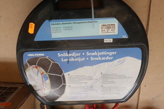 Jumpstarter, kæder, kabler og tyverisikring til anhængertræk