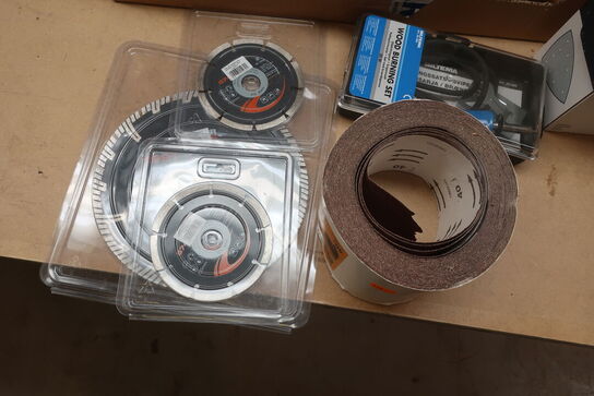 Div. Slibepapir, klinger og save