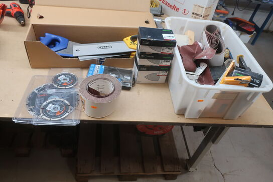 Div. Slibepapir, klinger og save