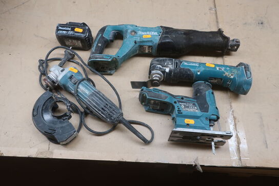 4 stk. elværktøj MAKITA