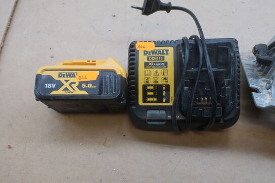 Rundsav og linjelaser DEWALT DCS565 og DW088