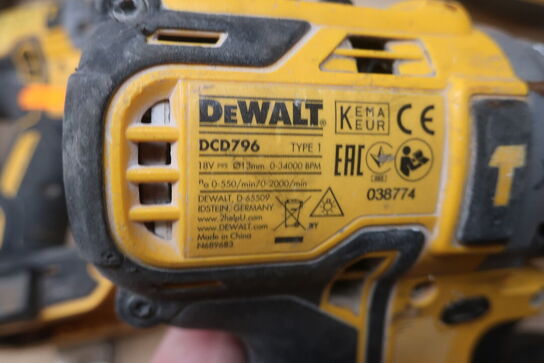 6 stk. elværktøj DEWALT 