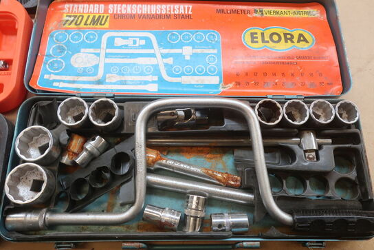 Topnøglesæt og bor