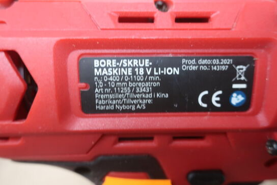 2 stk. skruemaskiner, Borehammer MITSUTOMO