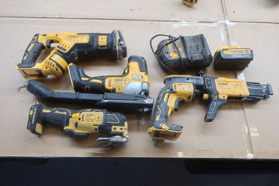 4 stk. elværktøj DEWALT