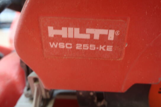 Dyksav HILTI WSC 255-KE med skinne
