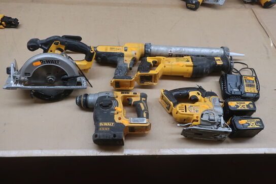 5 stk. elværktøj DEWALT
