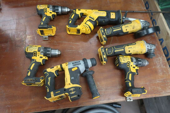 7 stk. elværktøj DEWALT 