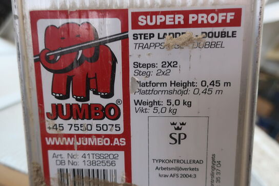 2 stk. stiger MATERIELHUSET og JUMBO