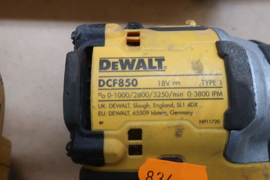 5 stk. elværktøj DEWALT