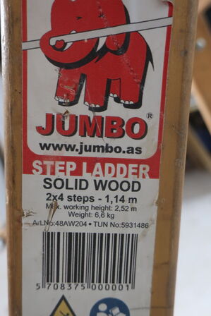 3 stk. stiger JUMBO