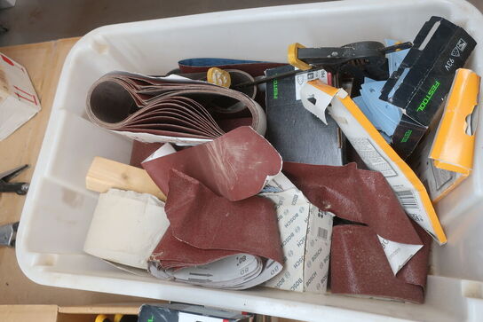 Div. Slibepapir, klinger og save