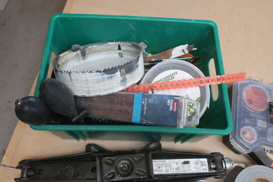 Div. Værktøj, tape, poser m.m.
