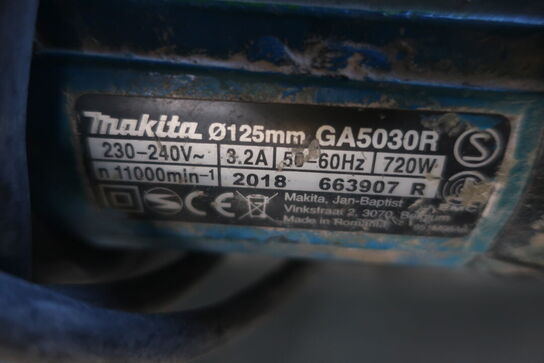 2 stk, vinkelsliber, rundsav og bajonetsav MAKITA 