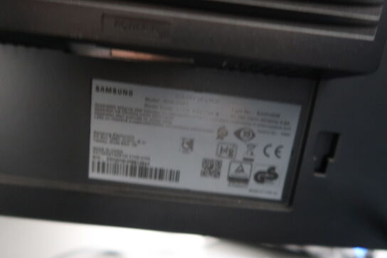 2 stk. computerskærme SAMSUNG S24E450, dockingstation LENOVO Thinkpad