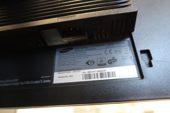 2 stk. computeskærme SAMSUNG S23E450, dockingstation LENOVO Thinkpad, tastatur, mus