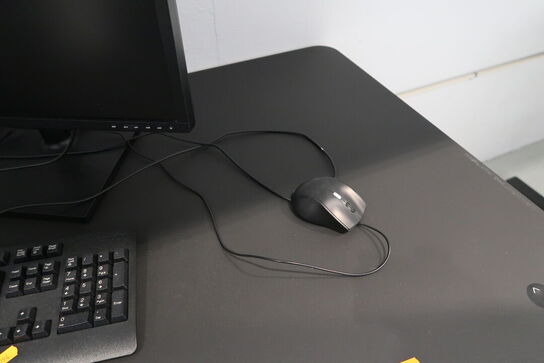 Computerskærm SAMSUNG S24E450, dockingstation LENOVO Thinkpad, tastatur, mus